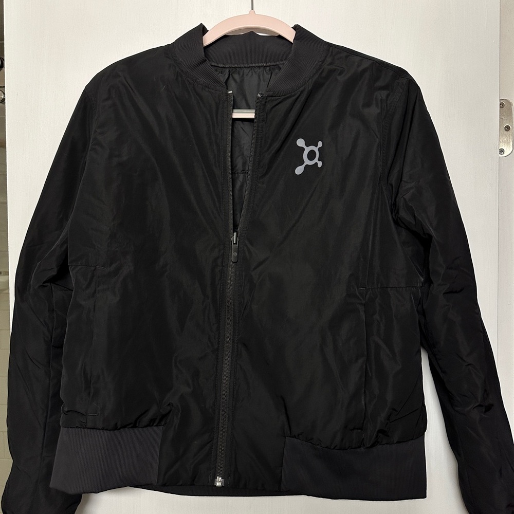 lululemon x Orangetheory Black Bomber Jacket - size L